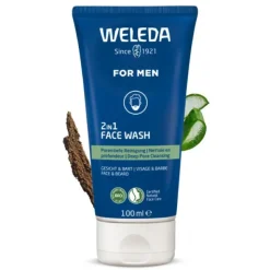 Weleda Homme Gel Nettoyant Visage 2 en 1 bio
