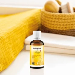Weleda huile de massage ventre de bébé