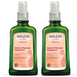 Weleda huile de massage vergetures Bio flacon-pompe