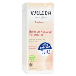 Weleda huile de massage vergetures Bio flacon-pompe