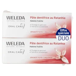 Weleda pâte dentifrice au Ratanhia