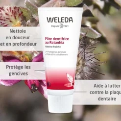 Weleda pâte dentifrice au Ratanhia