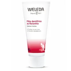 Weleda pâte dentifrice au Ratanhia