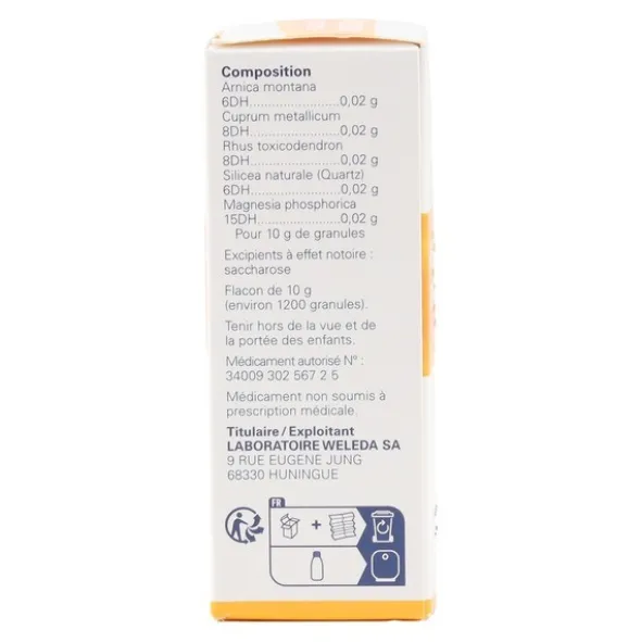Weleda Recostim granules homéopathiques