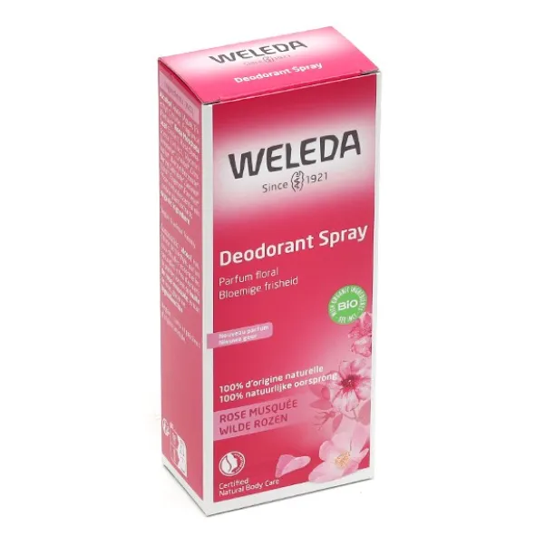 Weleda Rose musquée Déodorant Spray Bio