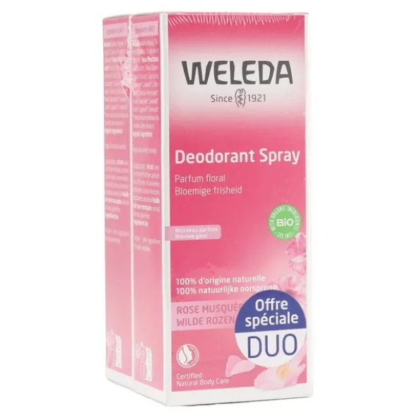 Weleda Rose musquée Déodorant Spray Bio