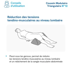 Winncare coussin de positionnement modulaire triangulaire