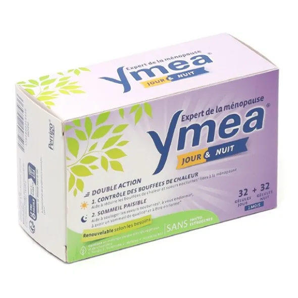 Ymea ménopause jour et nuit gélules