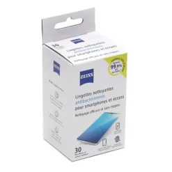 Zeiss Lingettes nettoyantes antibactériennes pour smartphones et écrans