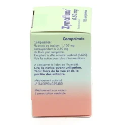 Zymafluor comprimé 0.50 mg