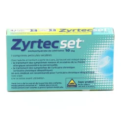 Zyrtecset Allergie comprimé 10 mg
