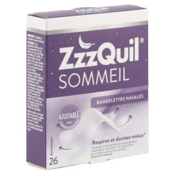 ZzzQuil Sommeil bandelettes nasales