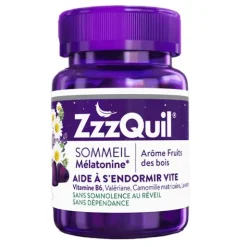ZzzQuil Sommeil Fruits des bois gummies
