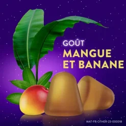 ZzzQuil Sommeil gummies Mangue banane