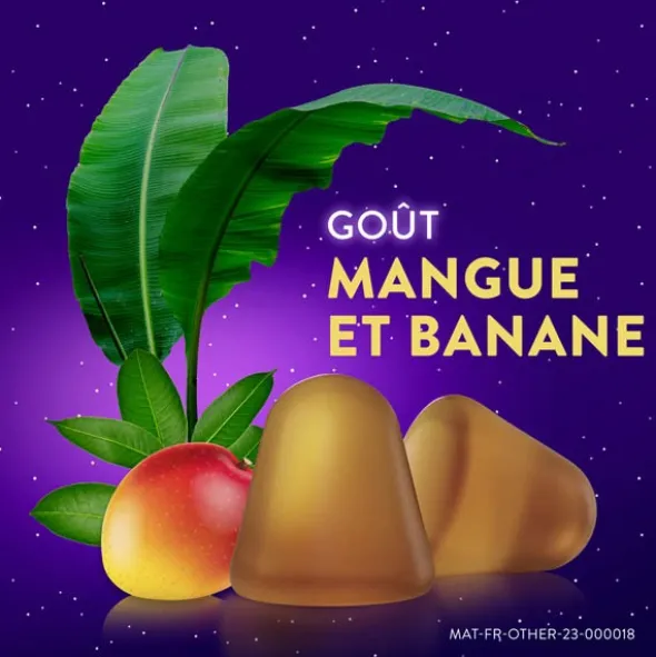 ZzzQuil Sommeil gummies Mangue banane
