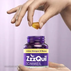 ZzzQuil Sommeil gummies Mangue banane